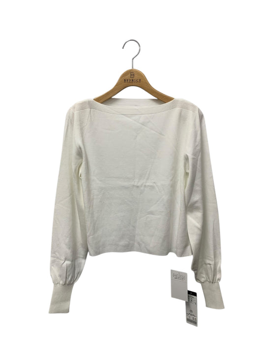 フォクシー 43372 セーター 38 ホワイト ストレッチ IT9MDQVFXJDX