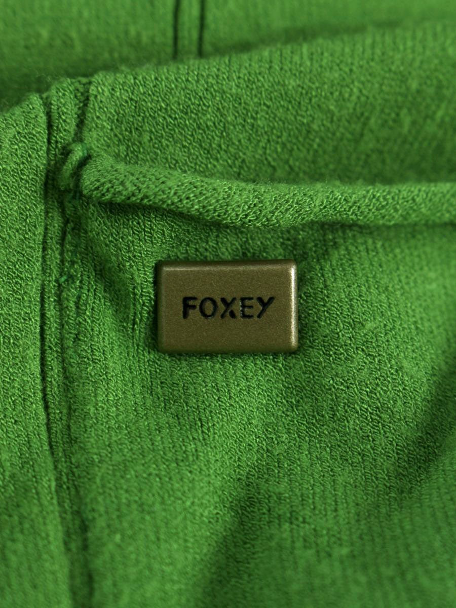 FOXEY NEW YORK - 美品 FOXEY NEW YORK フォクシーニューヨーク Always オープンフロント カーディガン 33105 サイズF グリーン レディース 古着 中古 USED フォクシーニューヨーク Always Cardigan 33105 カーディガン F
