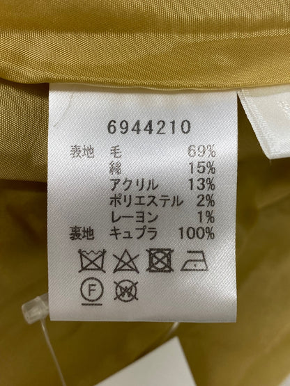 ルネ 6944210 スカート 34 イエロー ツイード フレア ITCDVPJPDLZ0