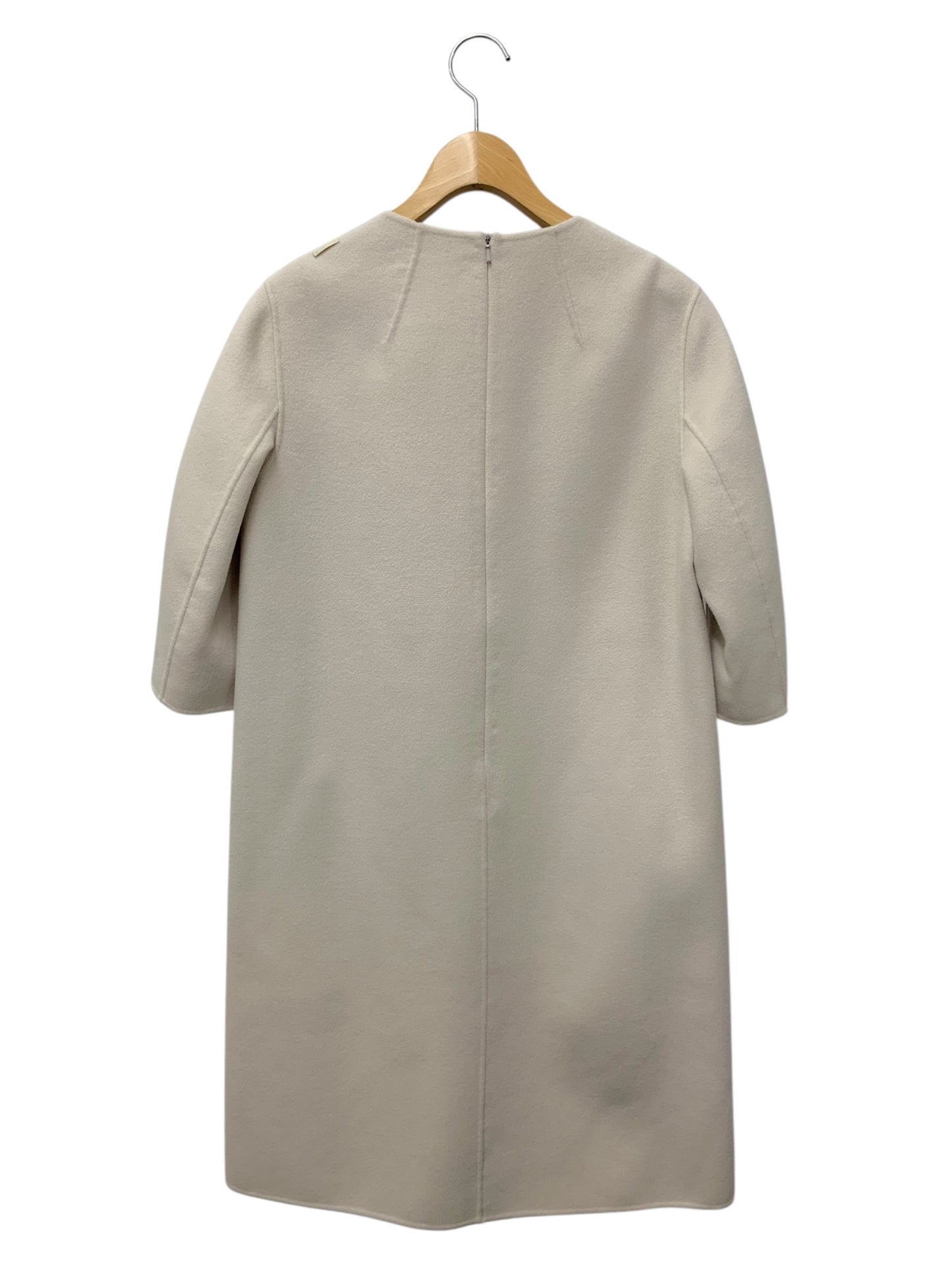 エスマックスマーラ 922603730 ワンピース 40 グレージュ ウール ITDDZY4J1KLK