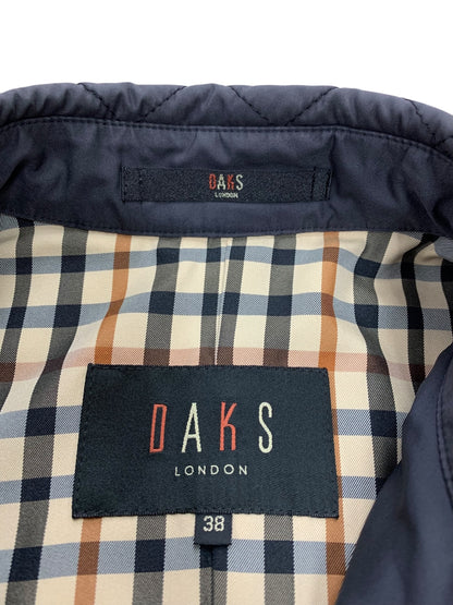 ダックス 11-611730 キルティングジャケット 38 ネイビー チェック ITPQE78K5ANS