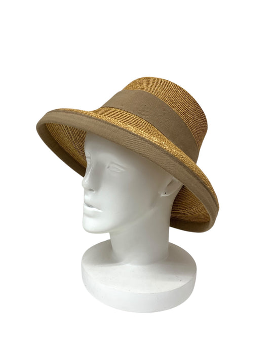 フォクシーブティック ストローハット ベージュ リボン IT49G0H0EIIQ