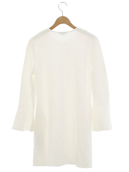 トゥービーシック W5F01-112-02 チュニック 40 ホワイト ニット センタージップ ITN1GLPNXCRC