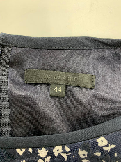 トゥービーシック W7J30-685-28 ワンピース 44 ネイビー フラワーモチーフ ITZP2QV4ZNG0 【SALE】