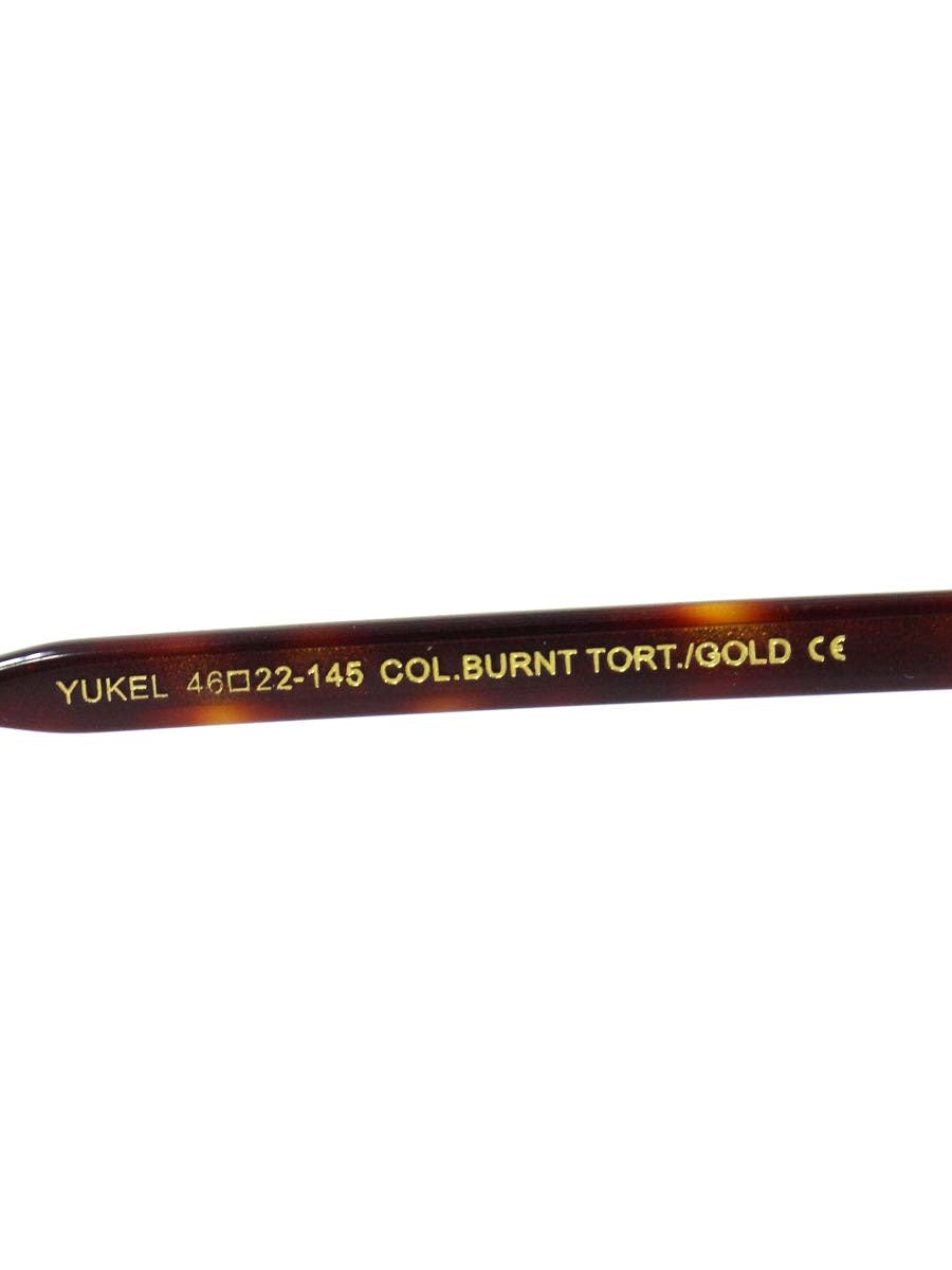 モスコット YUKEL メガネ ブラウン ブロウ  Col: BURNT TORT./GOLD ITSYUG1M0ZH9