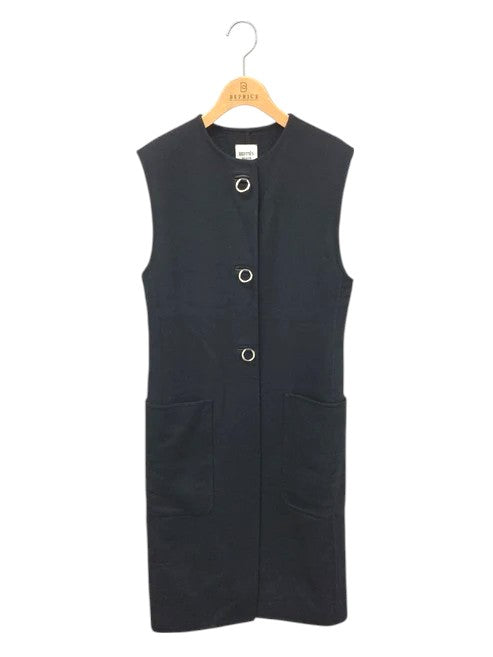 エルメス 3E0223DB ジレ 34 ブラック カシミアダブルフェイスジレ ITIAQZ70109H 【SALE】