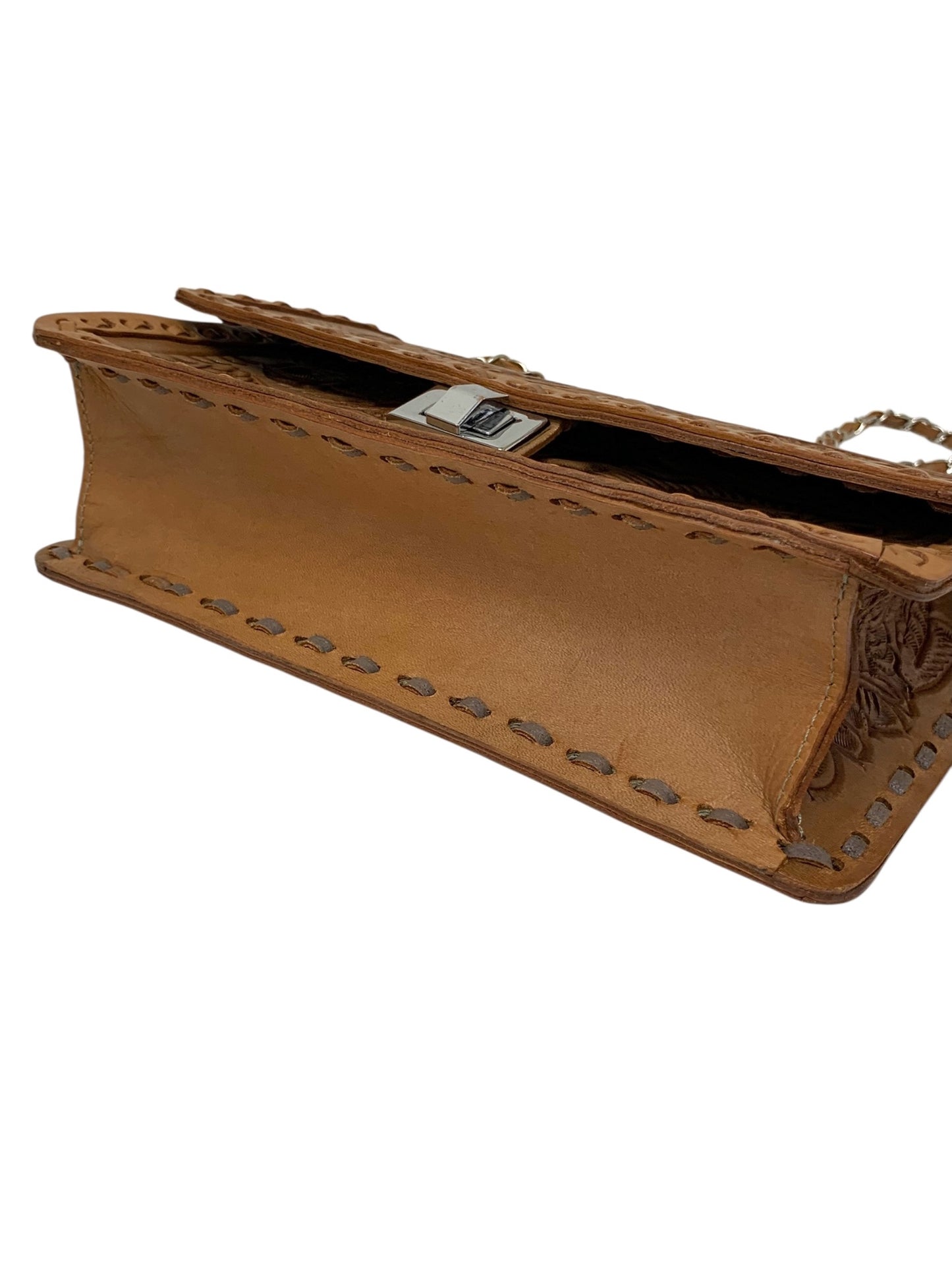 カービングトライブス ショルダーバッグ ブラウン チェーン ITQ22WY4CG18