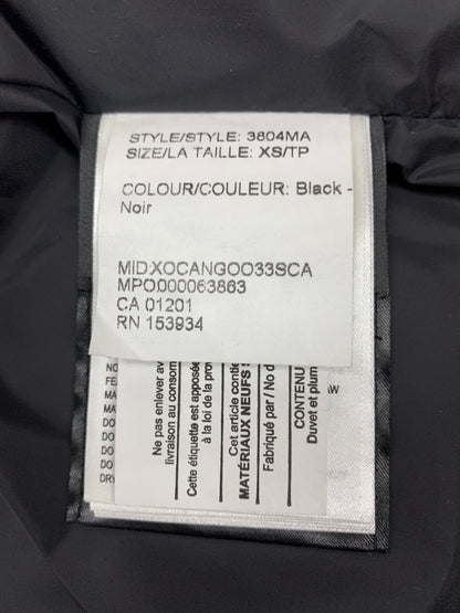 カナダグース MACMILLIAN マクミランパーカ 3804MA ダウンジャケット XS ブラック IT40GB9LDJDC