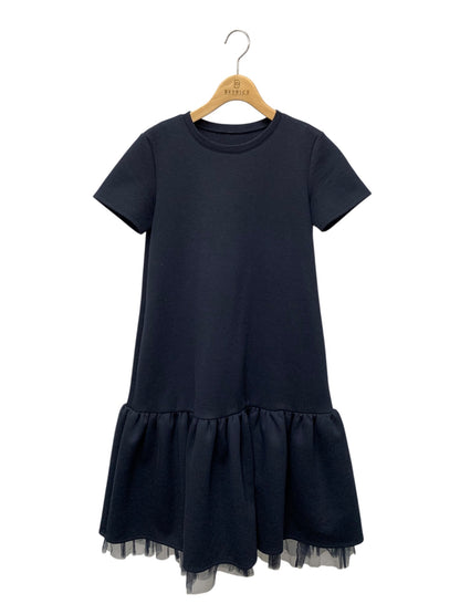 デイジーリン 07136 ジャージーフリルワンピース 38 ネイビー ITFRNPDSRRIF