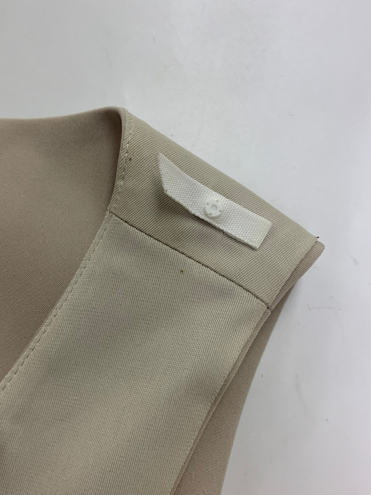 フォクシーニューヨーク Dress 38961 ワンピース 38 ベージュ スクエアネック IT2CPF6D7RMU