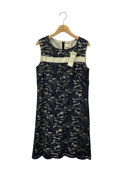 スーパービューティー ワンピース ドレス 42 ネイビー レース リボン ITRJ527MNJ9Q