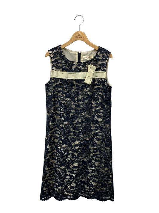 スーパービューティー ワンピース ドレス 42 ネイビー レース リボン ITRJ527MNJ9Q