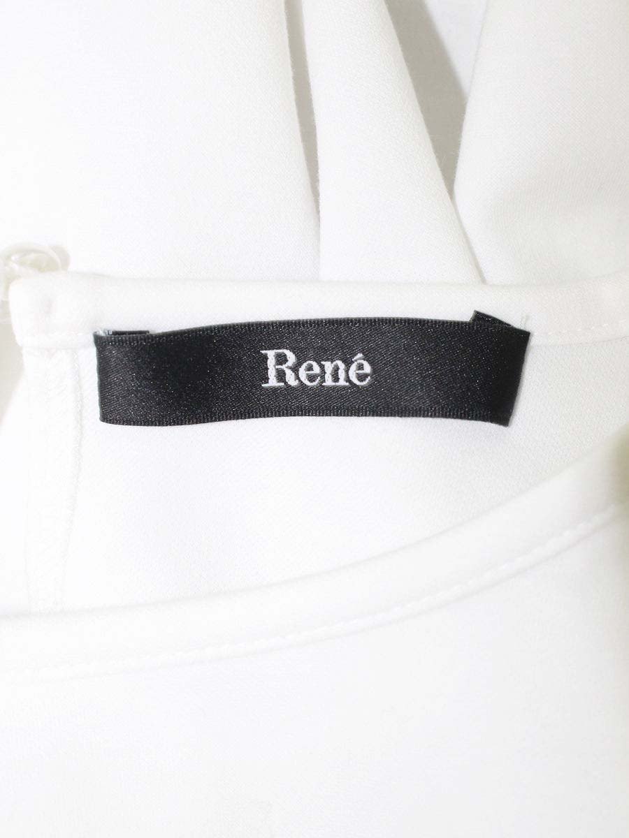 ルネ 5427010 カットソー 34 ホワイト パフスリーブ IT9AAP0B3AN6