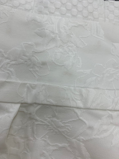 ルネ 6716520 ワンピース 36 ホワイト Vネック ボーダー ITET86P69WQO 【SALE】