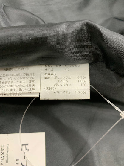 エムズグレイシー 417609 スカート 40 ブラック バラ ITWLDKZIWJEG 【SALE】