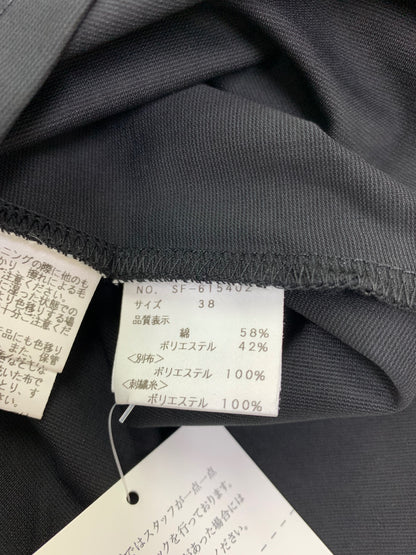 エムズグレイシー 615402 Tシャツ 38 ブラック フラワーモチーフ メッシュ地 IT1YRTJEVSRW