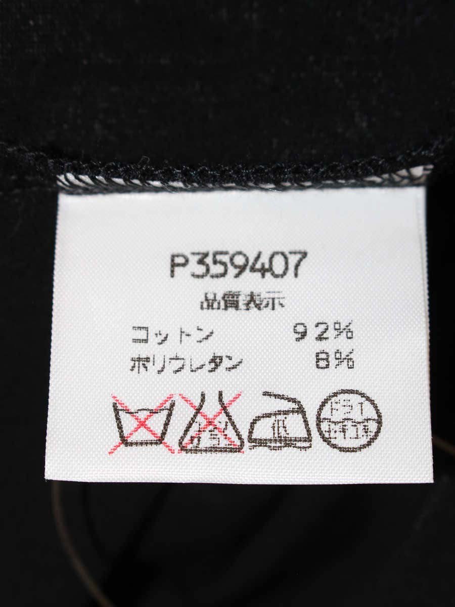 スタジオピッコーネ アルチビオ P359407 Tシャツ 40 ブラック ストレッチ素材 ITYNJ54WXP5G
