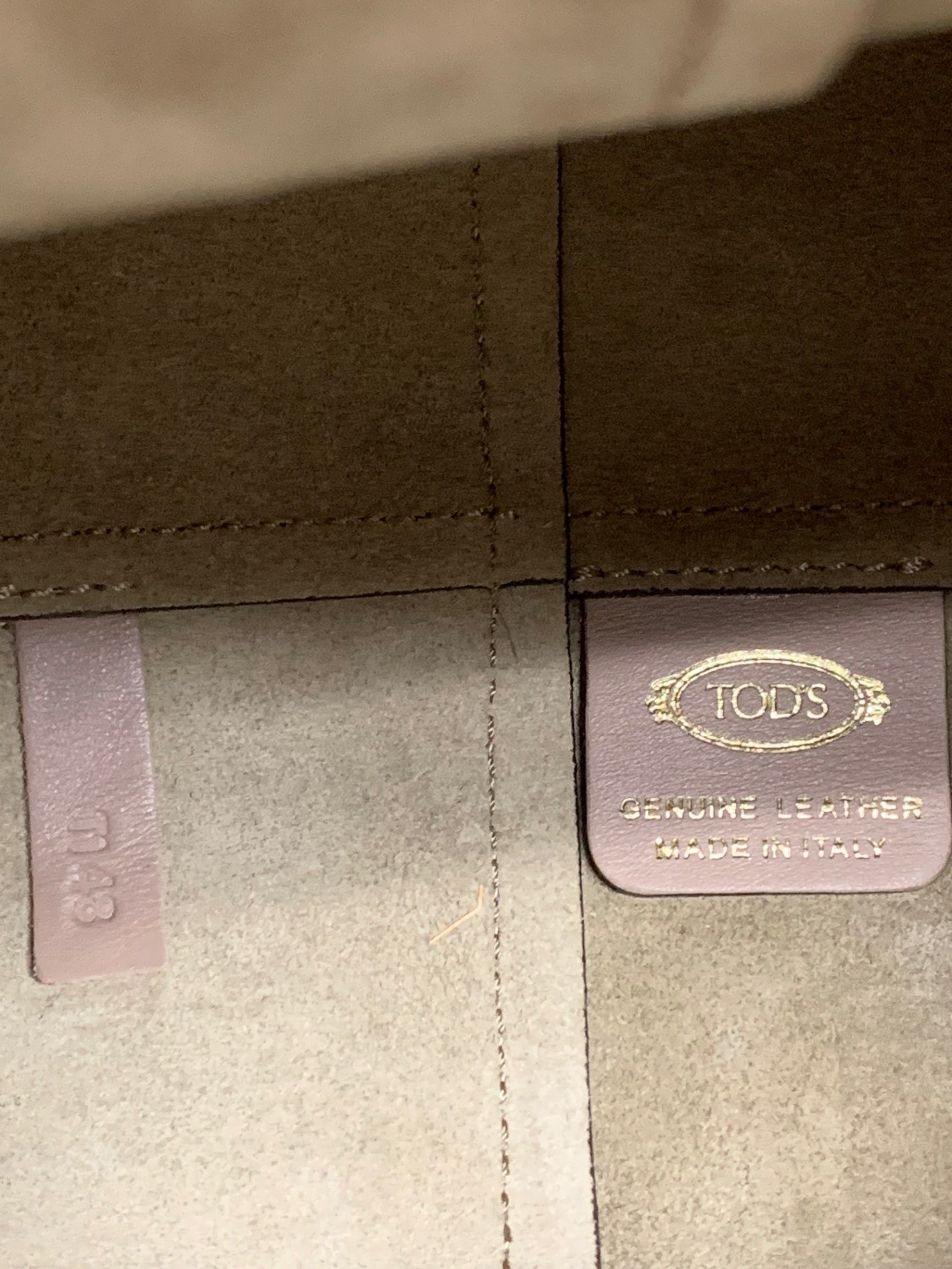 トッズ XBWTSTO000  ハンドバッグ ベージュ レザー 2way ITAKURZC2ZXS