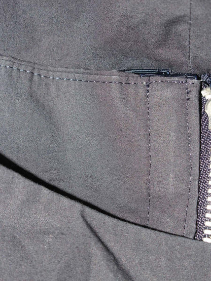 エムズグレイシー 520314 トップス 40 ネイビー リボン ギャザー IT4Z13W8FFVK