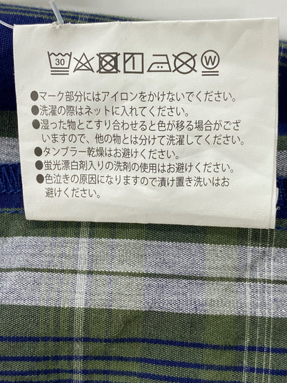 木梨サイクル シャツ L ネイビー ブラウス チェック柄 ITHS59ZXBGG0
