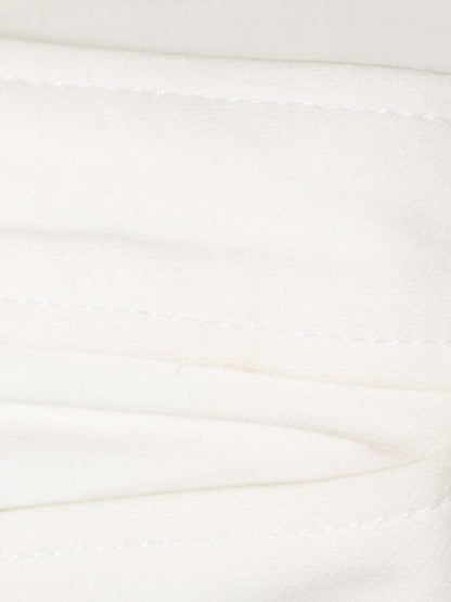 エムズグレイシー 626108 パンツ 40 アイボリー クロップド ビーズ IT27OBDWROO2