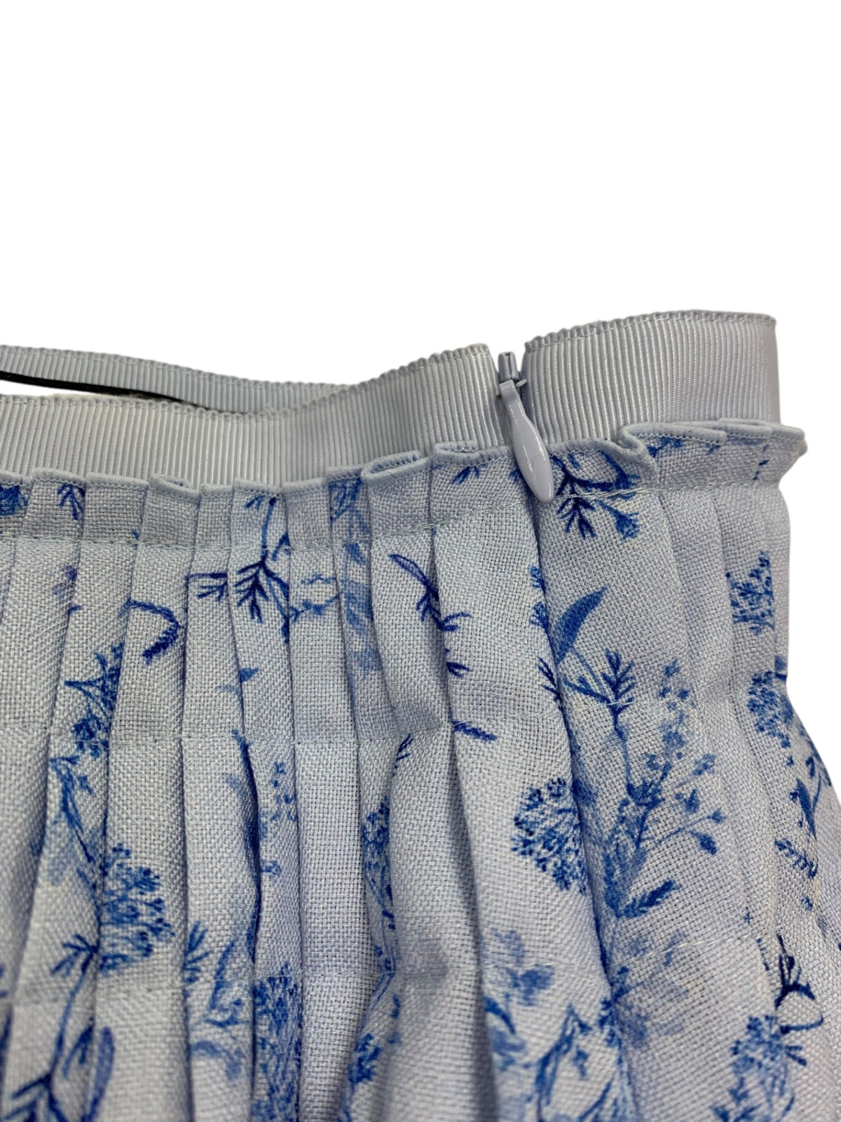 フォクシーニューヨーク Skirt Eileen 43735 スカート 38 ブルー フラワーモチーフ ITMS6JWG3VB0