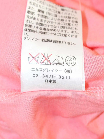 エムズグレイシー 025340 Tシャツ カットソー 38 ピンク ITWQPDUF80SC