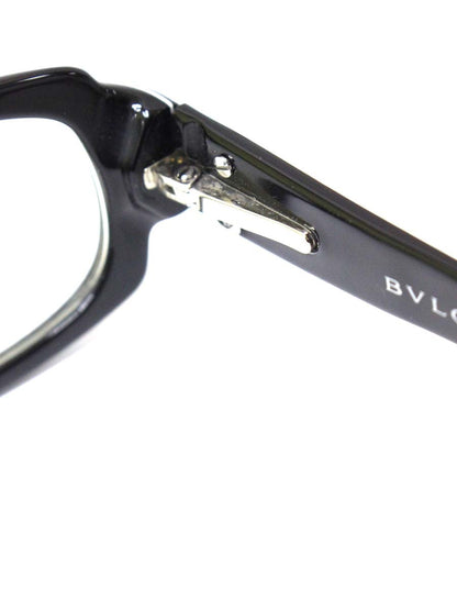 ブルガリ 461-B メガネ ブラック トンドサン セルフレーム フルリム スクエア ITQFXW70T8BC 【SALE】