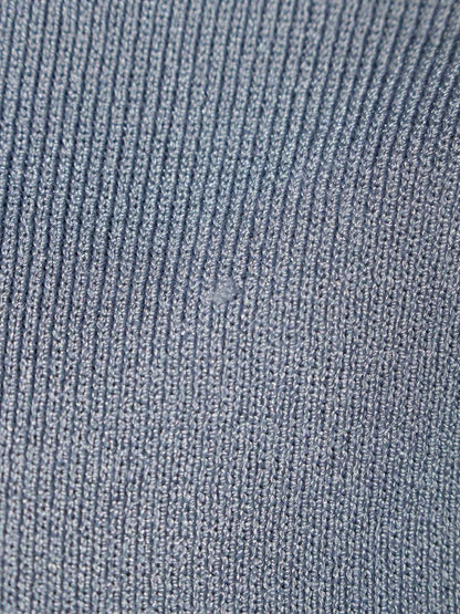 ブレンヘイム U742-005 ニットセーター M ブルー リブネック ITE00JKGAE5U