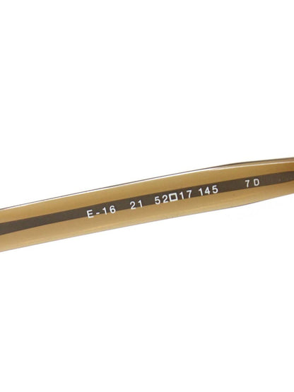 フォーナインズ E-16 メガネ ブラウン クリア フルリム スクエア ITF9CO5A48T4