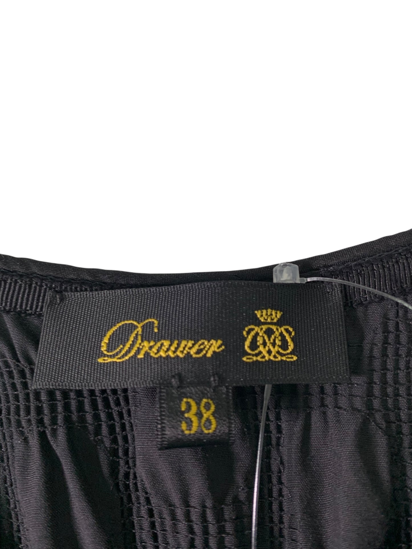 ドゥロワー 6526-299-1532 ワンピース 38 ブラック ギャザー フレア ITO3YFTLBSEY 【SALE】