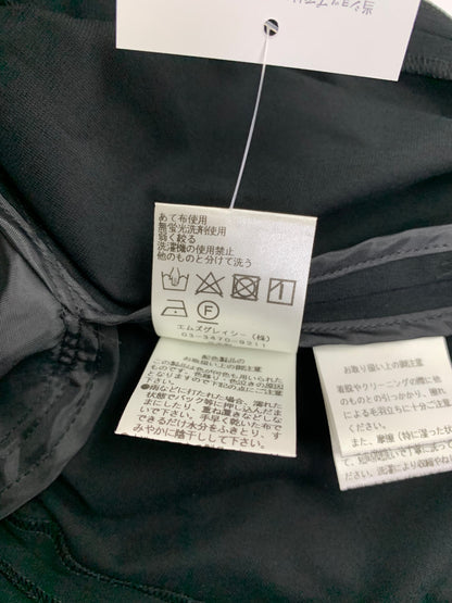 エムズグレイシー 011314 ワンピース 42 ブラック ボーダー ステッチ ITLOVKKZ0RN0