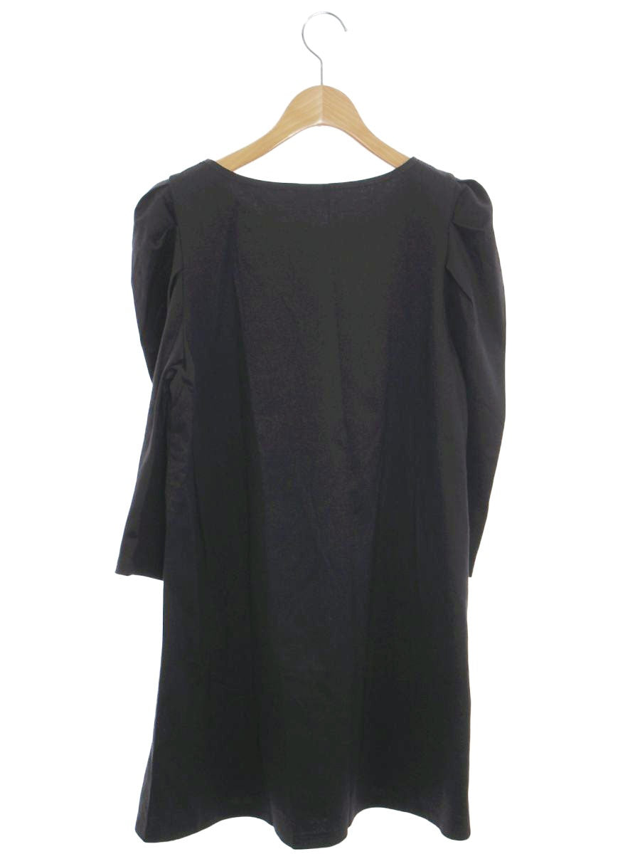 トゥービーシック W5P10-262-09 トップス 42 ブラック フラワーモチーフ 刺繍 ビジュー ITTDJV03YS54