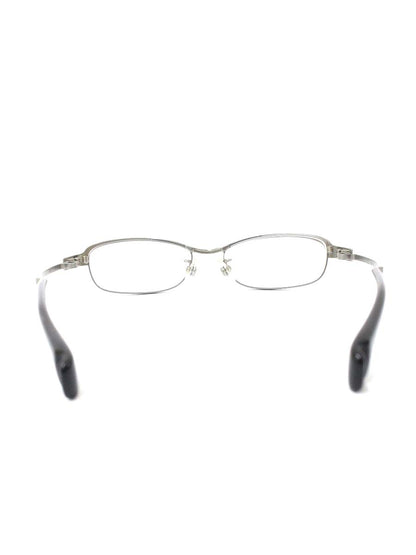 フォーナインズ S121-T 眼鏡 シルバー/ブラック オーバル ITZE89JJP5DW
