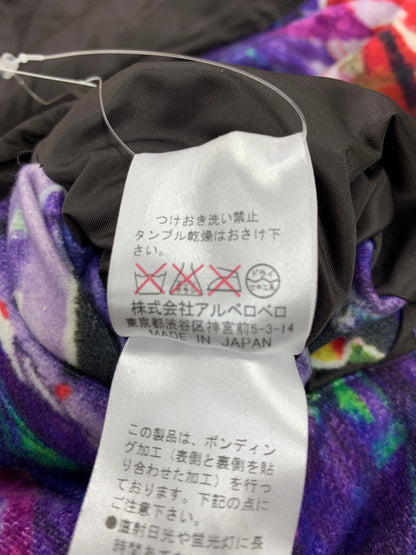 アルベロベロ 413365 ジャケット F パープル 中綿 ジップアップ ぶたさん フード付き ITENBCL7PIVV