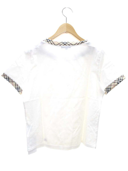 バーバリーロンドン FA156-015-02 Tシャツ 13 ホワイト チェック柄 IT3E9UWCIYPI