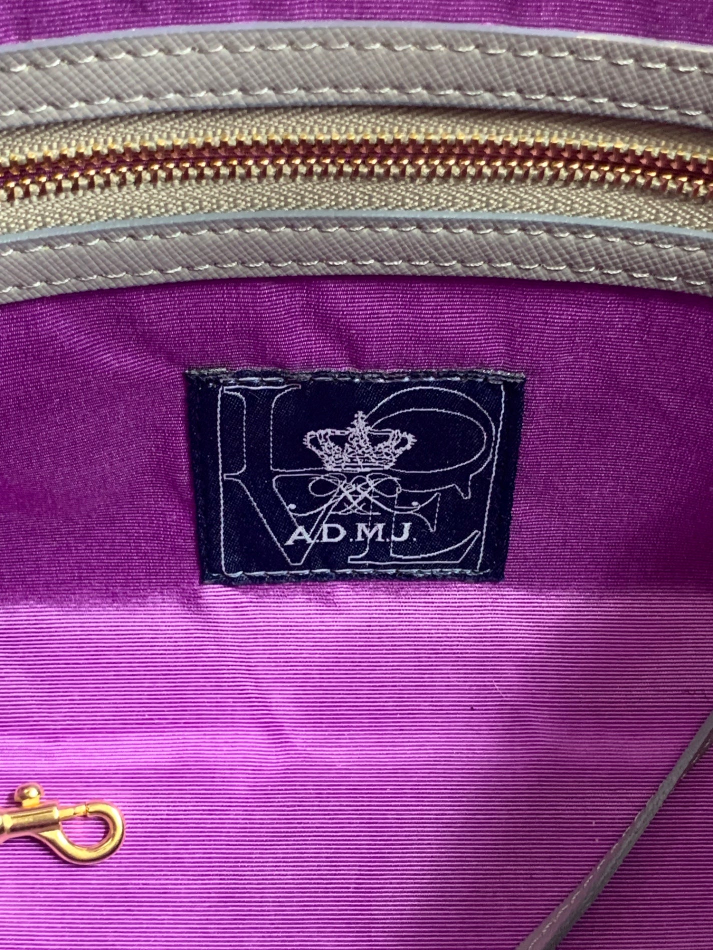 エーディーエムジェイ トートバッグ ブラック フラップ ショルダー 2way レザー ITINNADZE519