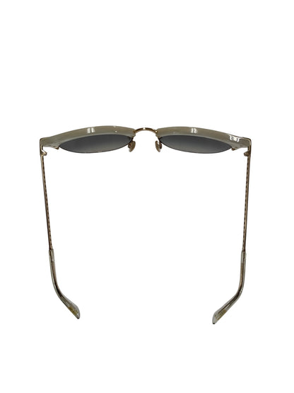 ジミーチュウ HALLY SCKFQ サングラス ホワイト コンビフレーム フルリム ボストン スターモチーフ ITLTPRVYD73O 【SALE】