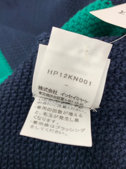 オムプリッセイッセイミヤケ HP12KN001 プルオーバー F グリーン コットン バイカラー ITWKQ30QI1ZE