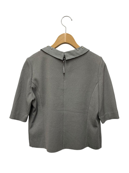 トゥービーシック W5N28-898-06 カットソー 42 グレー パール襟 ストレッチ ITGA4VT8GT94