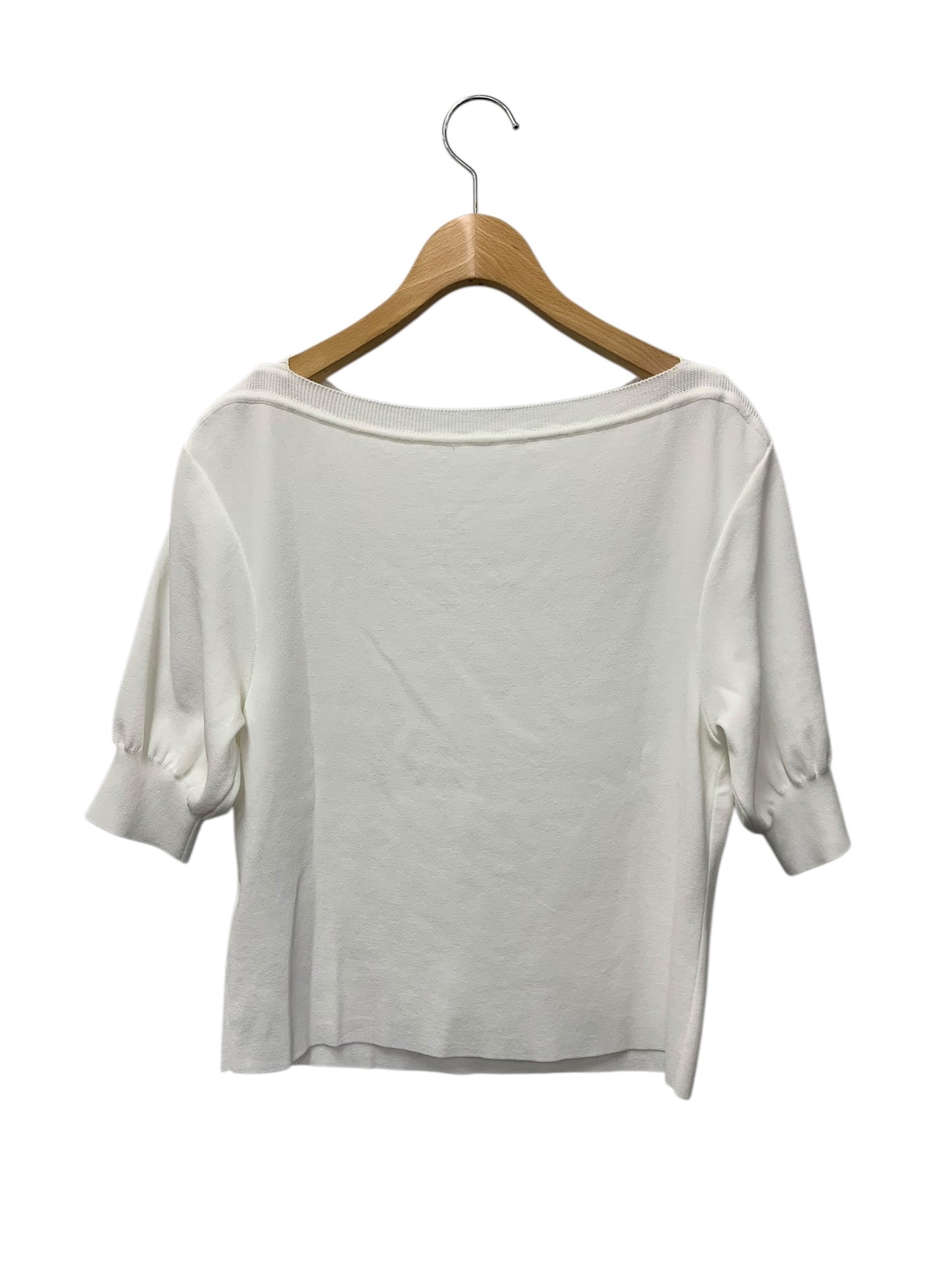 フォクシーブティック SOMERSET KNIT TOP 43574 ニット セーター 40 ホワイト IT3X1VO4YTVK