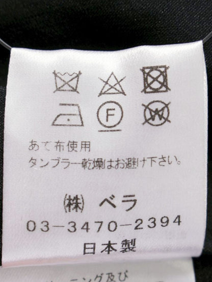 ベラ 381-5236 テーラードジャケット 38 ブラック ライン ITK5QAKKSLTW
