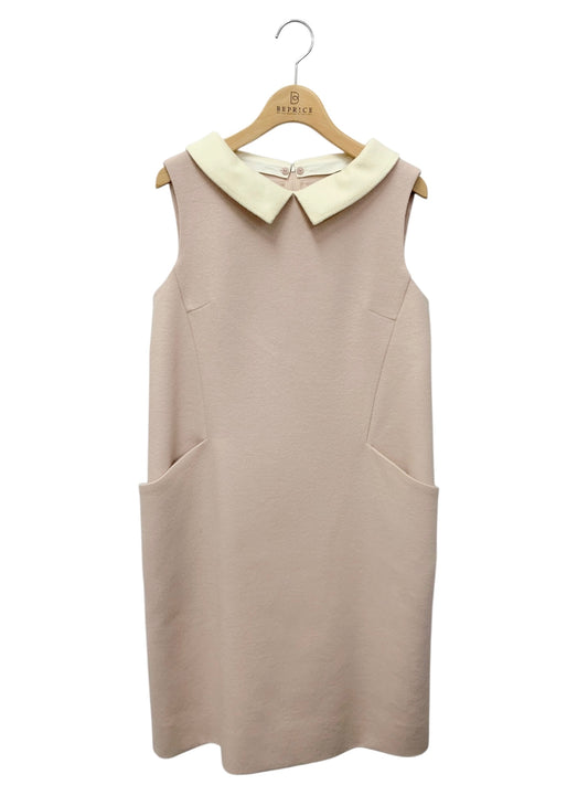 フォクシーブティック Maison メゾン 45024 ワンピース 38 ピンク ウール混 衿付き ITU5ZT3XJQC0