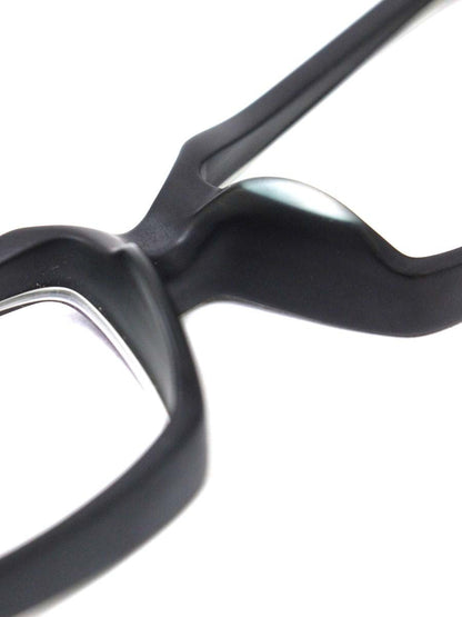 キューブリック BTY7302 メガネ ブラック セルフレーム フルリム スクエア IT7GB5EJDPXC