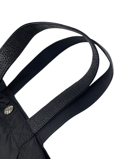 エーディーエムジェイ デービス トートバッグ ブラック ナイロン レザー ITI5EQX3BA36