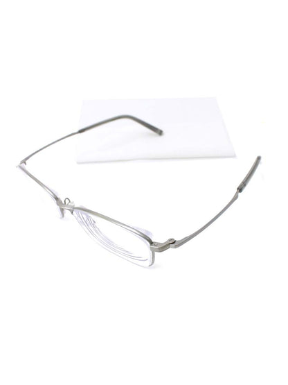 フォーナインズ S682T 眼鏡 グレー スクエア フルリム チタンフレーム ITKEI1QTP0XC