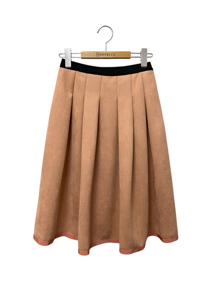 エムズグレイシー 317534 スカート 36 ピンク スエード調 フレア ITQTK16PJSJK