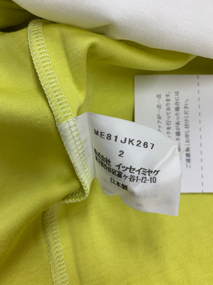 イッセイミヤケメン ME81-JK267 Tシャツ 2 イエロー バイカラー ITK6ATIMAC9K