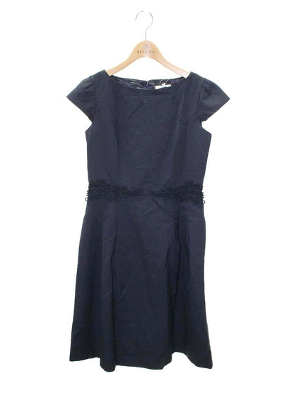 トッカ Mermaid OPTOBS0150 ワンピース 2 ネイビー フラワーモチーフ 刺繍 ITCCEJHKHYJQ