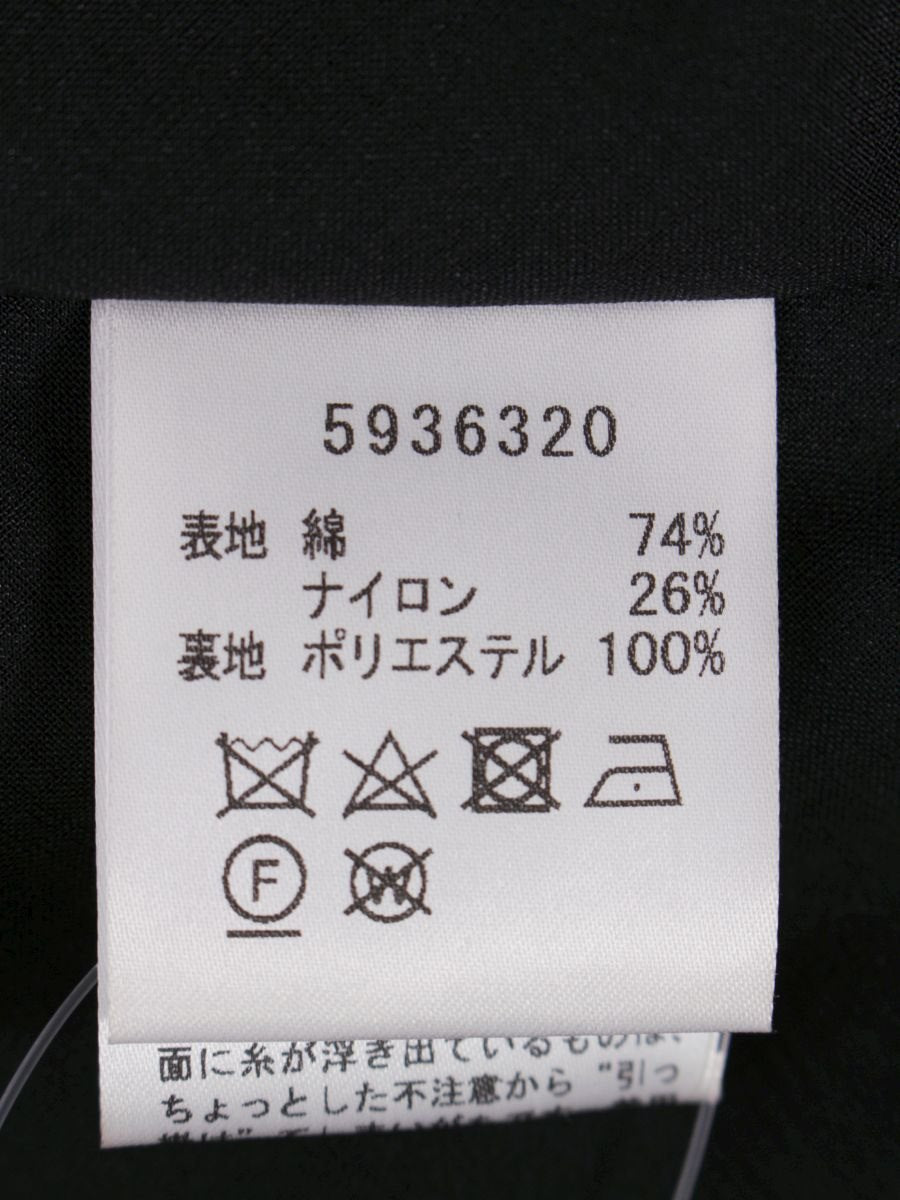 ルネ 5936320 ワンピース 34 ブラック ノースリーブ ワンピースドレス パール フリル ITGPY2BAAJ4C 【SALE】